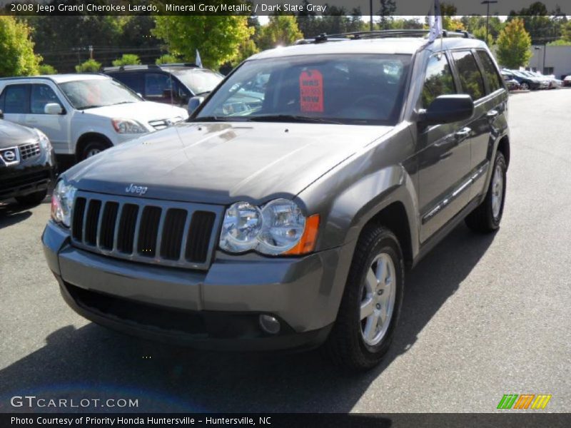 Mineral Gray Metallic / Dark Slate Gray 2008 Jeep Grand Cherokee Laredo