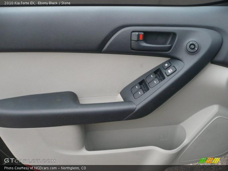 Ebony Black / Stone 2010 Kia Forte EX