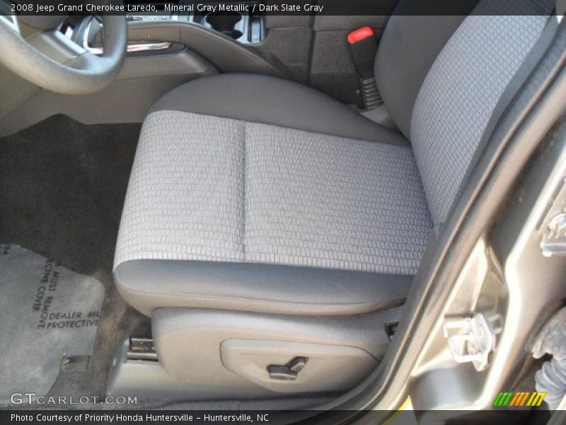 Mineral Gray Metallic / Dark Slate Gray 2008 Jeep Grand Cherokee Laredo