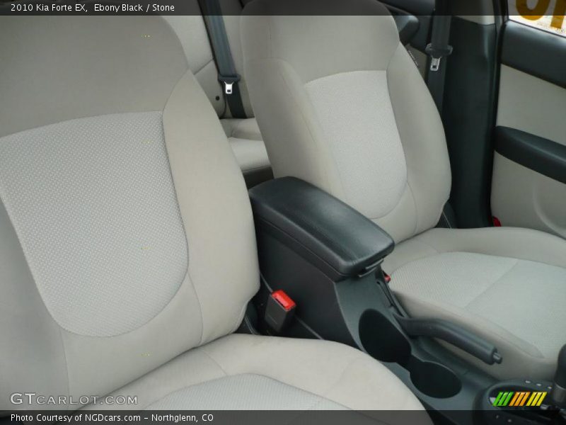 Ebony Black / Stone 2010 Kia Forte EX