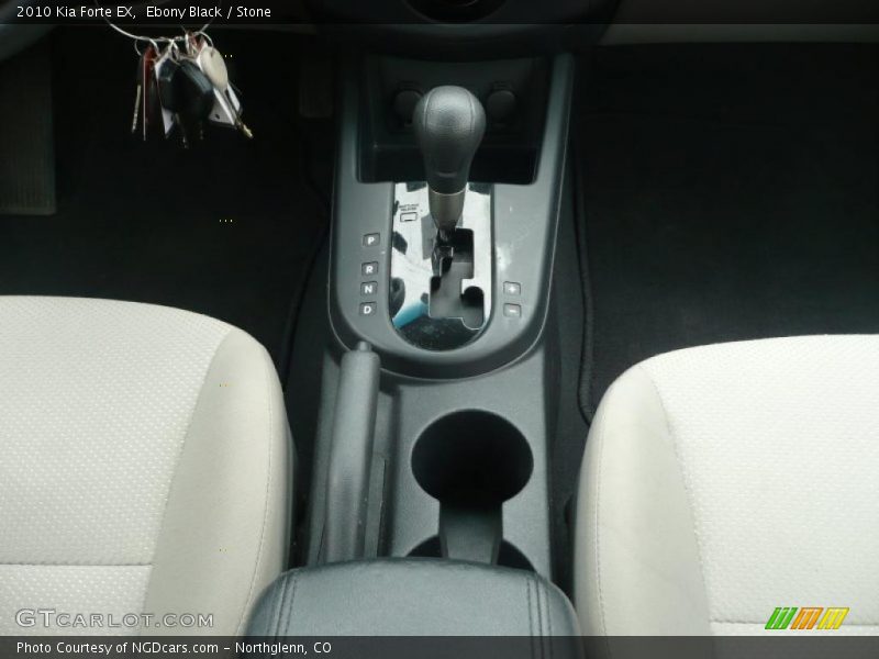 Ebony Black / Stone 2010 Kia Forte EX