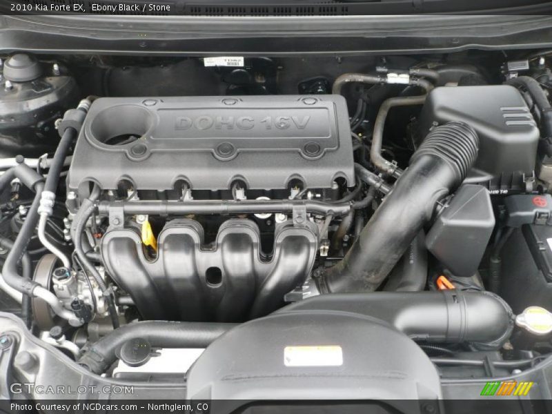 Ebony Black / Stone 2010 Kia Forte EX