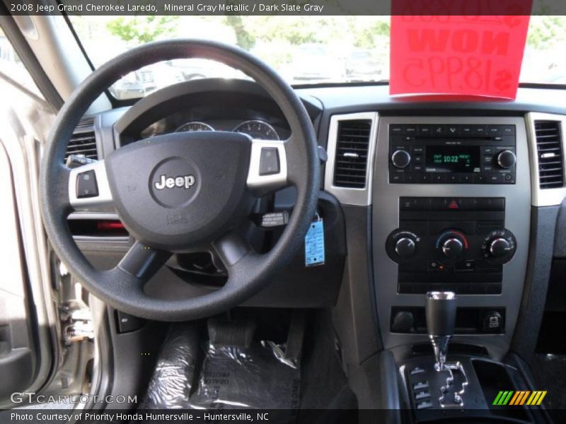 Mineral Gray Metallic / Dark Slate Gray 2008 Jeep Grand Cherokee Laredo