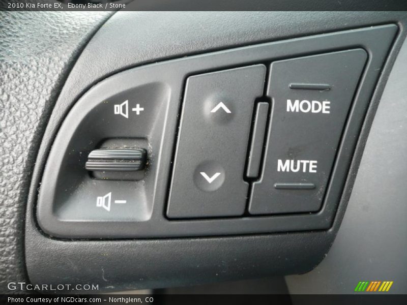 Ebony Black / Stone 2010 Kia Forte EX