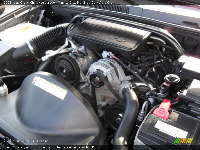 Mineral Gray Metallic / Dark Slate Gray 2008 Jeep Grand Cherokee Laredo