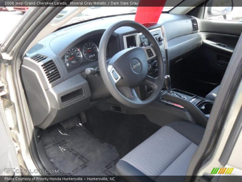 Mineral Gray Metallic / Dark Slate Gray 2008 Jeep Grand Cherokee Laredo