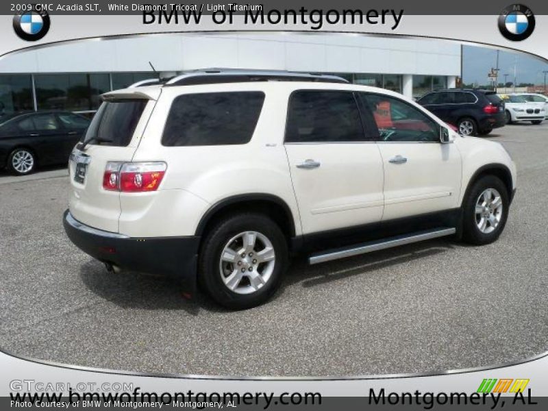 White Diamond Tricoat / Light Titanium 2009 GMC Acadia SLT