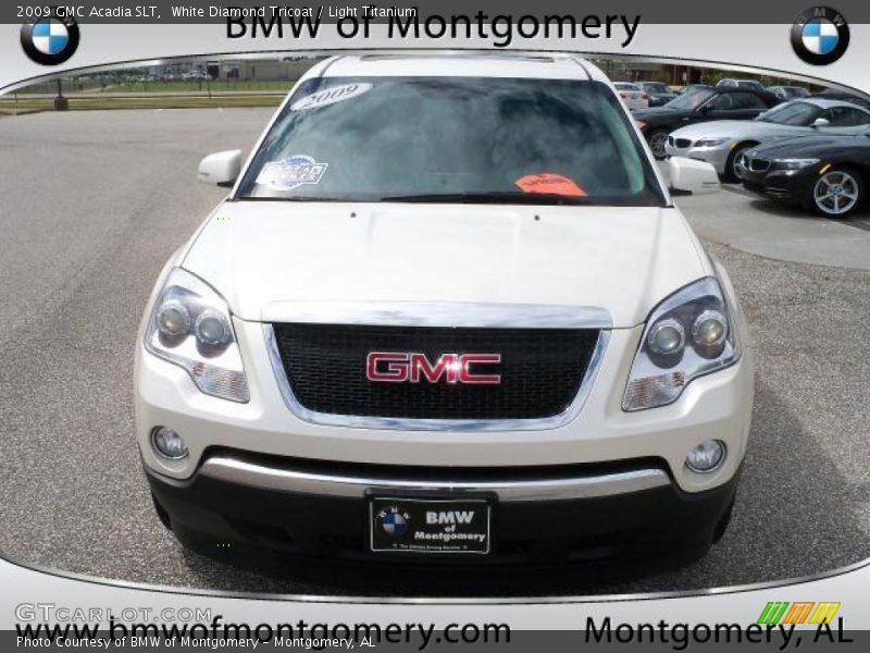 White Diamond Tricoat / Light Titanium 2009 GMC Acadia SLT