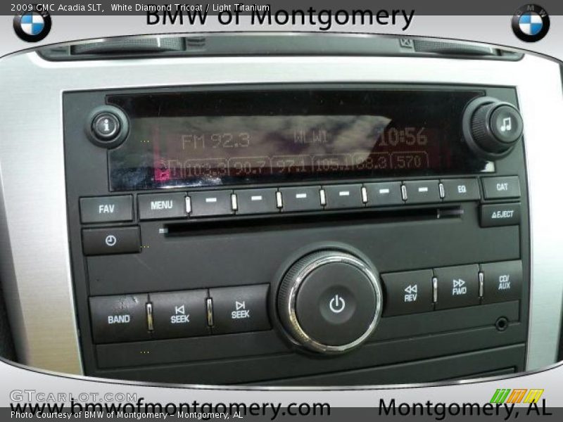 White Diamond Tricoat / Light Titanium 2009 GMC Acadia SLT