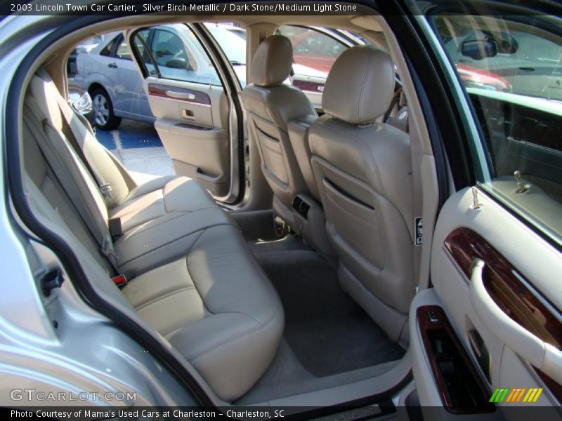 Silver Birch Metallic / Dark Stone/Medium Light Stone 2003 Lincoln Town Car Cartier