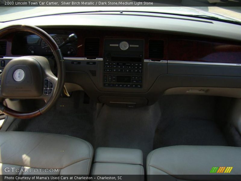 Silver Birch Metallic / Dark Stone/Medium Light Stone 2003 Lincoln Town Car Cartier