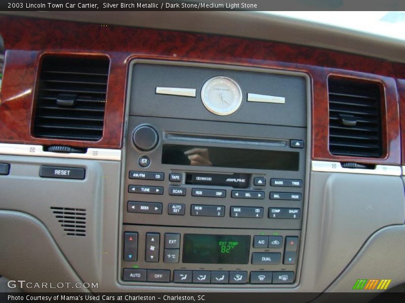 Silver Birch Metallic / Dark Stone/Medium Light Stone 2003 Lincoln Town Car Cartier