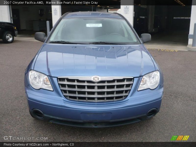 Marine Blue Pearl / Pastel Slate Gray 2007 Chrysler Pacifica AWD