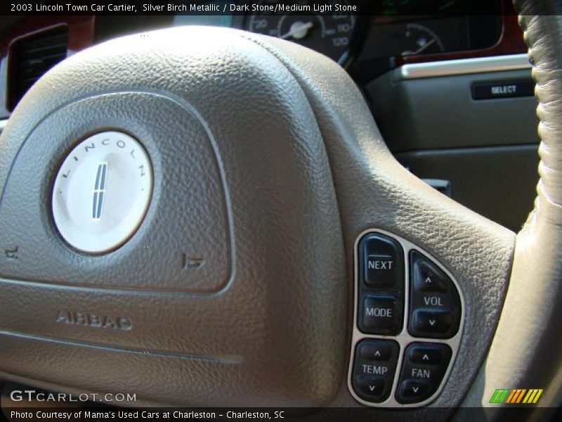 Silver Birch Metallic / Dark Stone/Medium Light Stone 2003 Lincoln Town Car Cartier