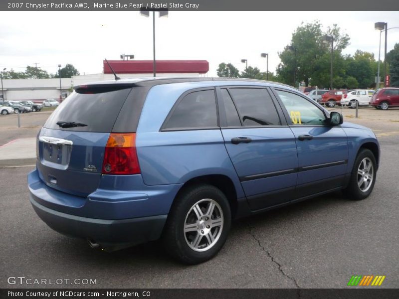 Marine Blue Pearl / Pastel Slate Gray 2007 Chrysler Pacifica AWD