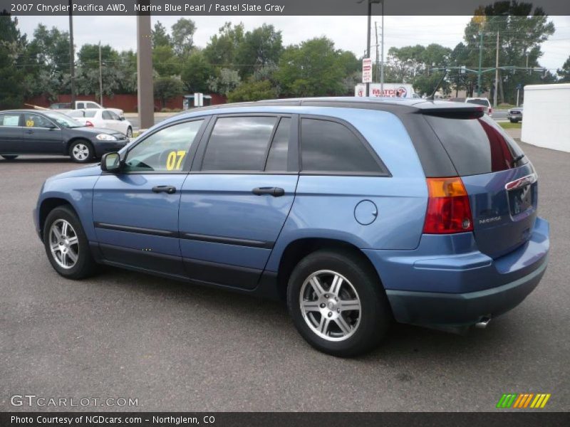 Marine Blue Pearl / Pastel Slate Gray 2007 Chrysler Pacifica AWD