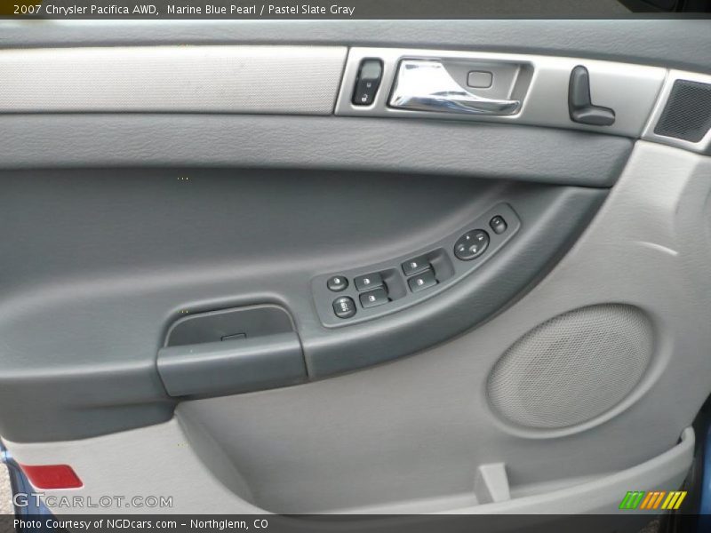 Marine Blue Pearl / Pastel Slate Gray 2007 Chrysler Pacifica AWD