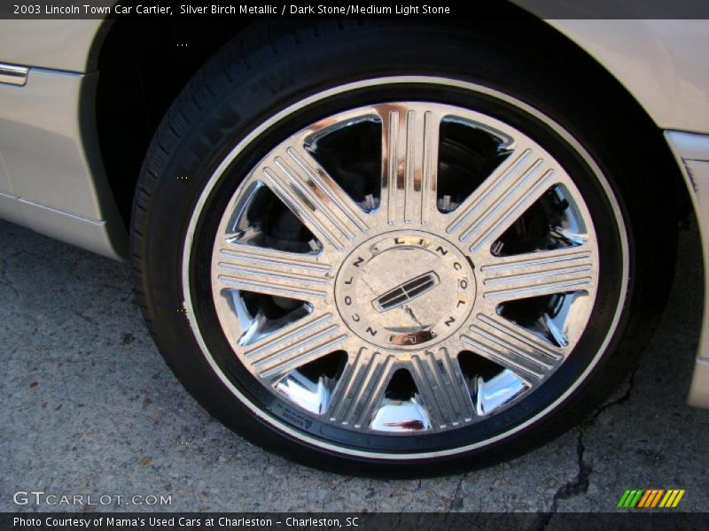 Silver Birch Metallic / Dark Stone/Medium Light Stone 2003 Lincoln Town Car Cartier
