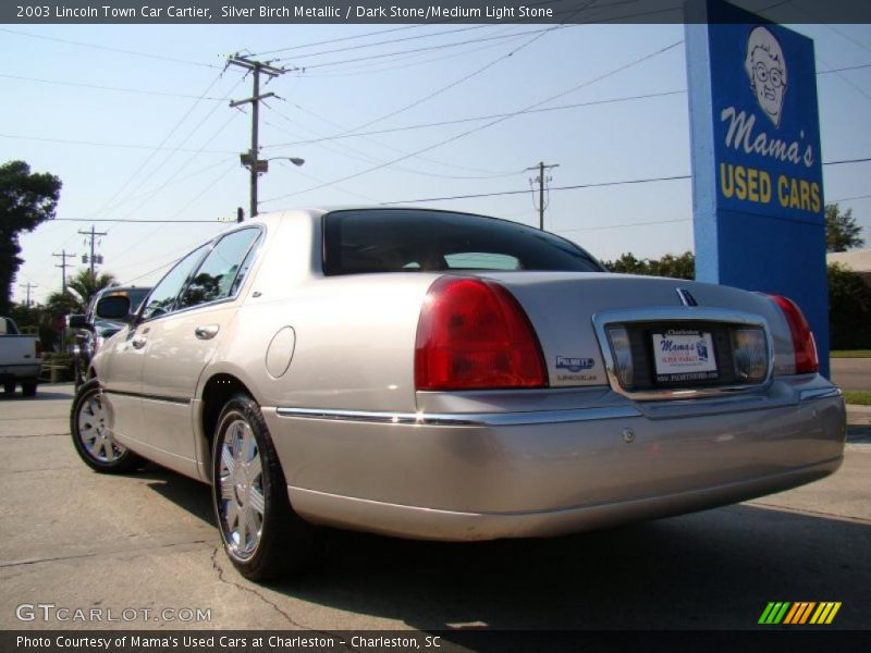 Silver Birch Metallic / Dark Stone/Medium Light Stone 2003 Lincoln Town Car Cartier