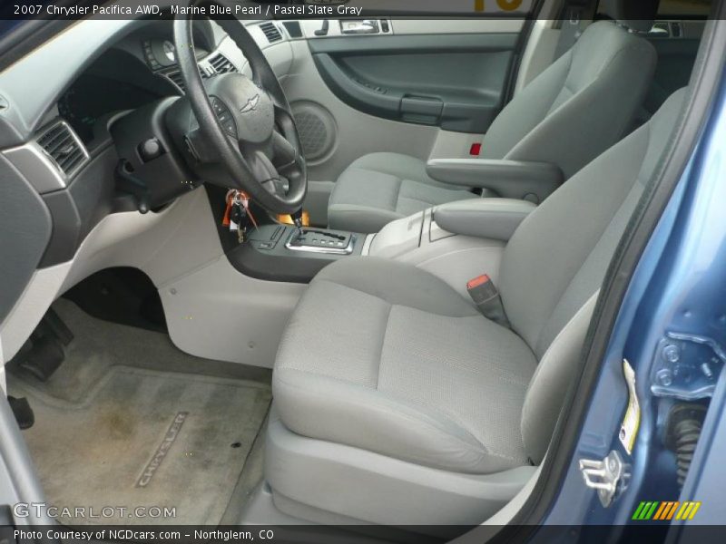 Marine Blue Pearl / Pastel Slate Gray 2007 Chrysler Pacifica AWD
