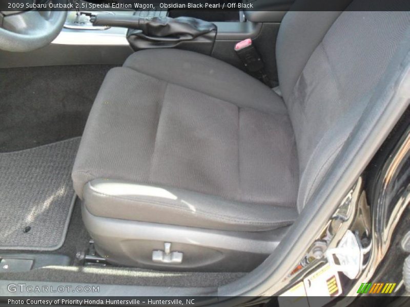 Obsidian Black Pearl / Off Black 2009 Subaru Outback 2.5i Special Edition Wagon