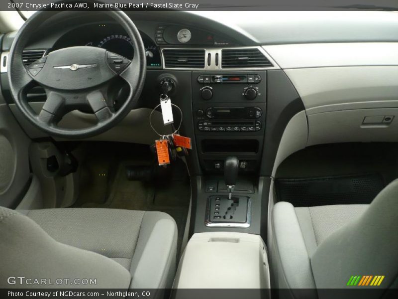 Marine Blue Pearl / Pastel Slate Gray 2007 Chrysler Pacifica AWD