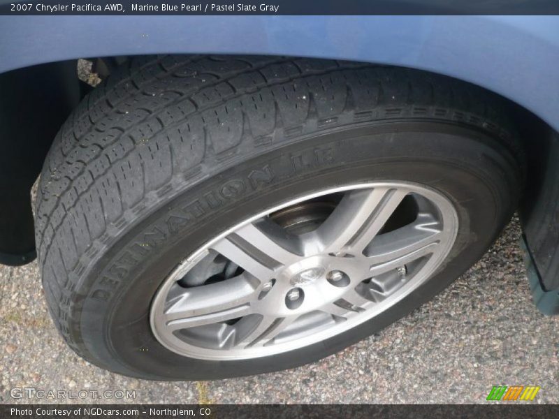 Marine Blue Pearl / Pastel Slate Gray 2007 Chrysler Pacifica AWD