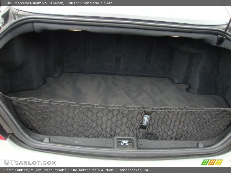Brilliant Silver Metallic / Ash 2000 Mercedes-Benz S 500 Sedan