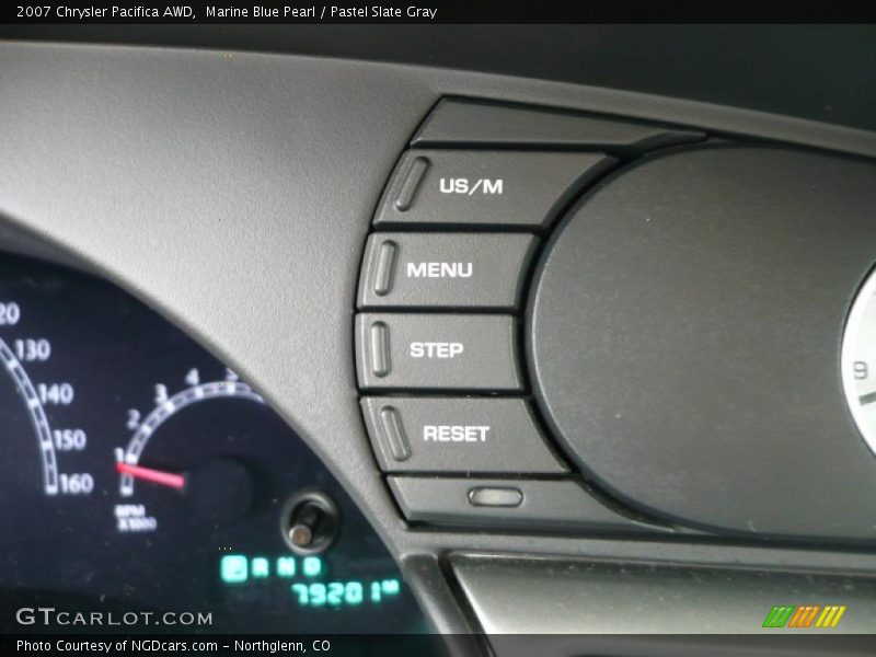 Marine Blue Pearl / Pastel Slate Gray 2007 Chrysler Pacifica AWD
