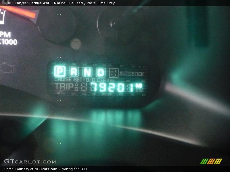 Marine Blue Pearl / Pastel Slate Gray 2007 Chrysler Pacifica AWD