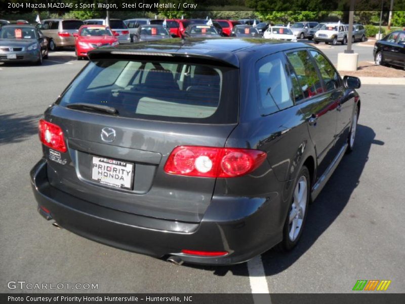 Steel Gray Metallic / Gray 2004 Mazda MAZDA6 s Sport Wagon