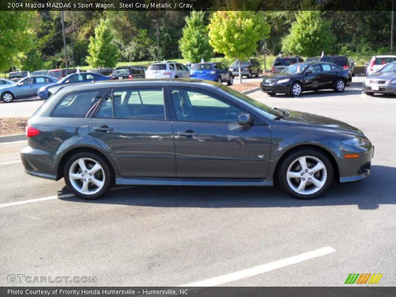 Steel Gray Metallic / Gray 2004 Mazda MAZDA6 s Sport Wagon