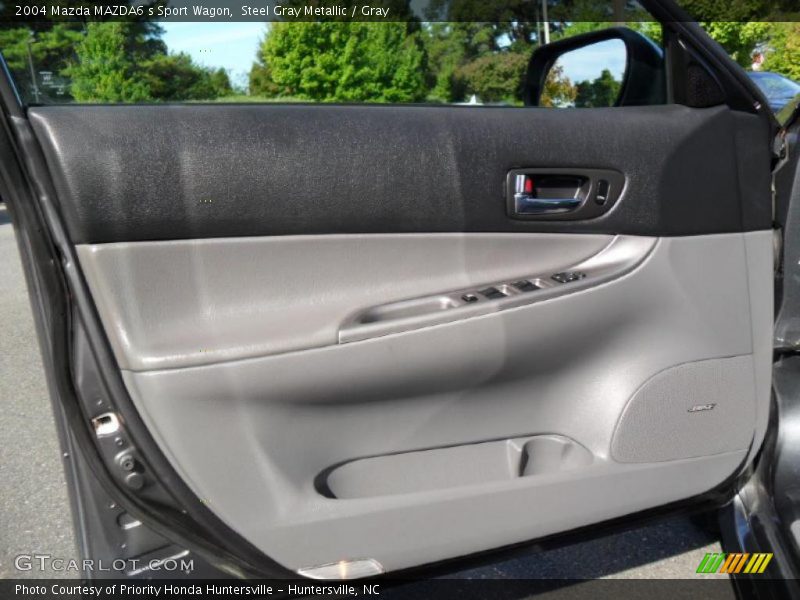 Steel Gray Metallic / Gray 2004 Mazda MAZDA6 s Sport Wagon