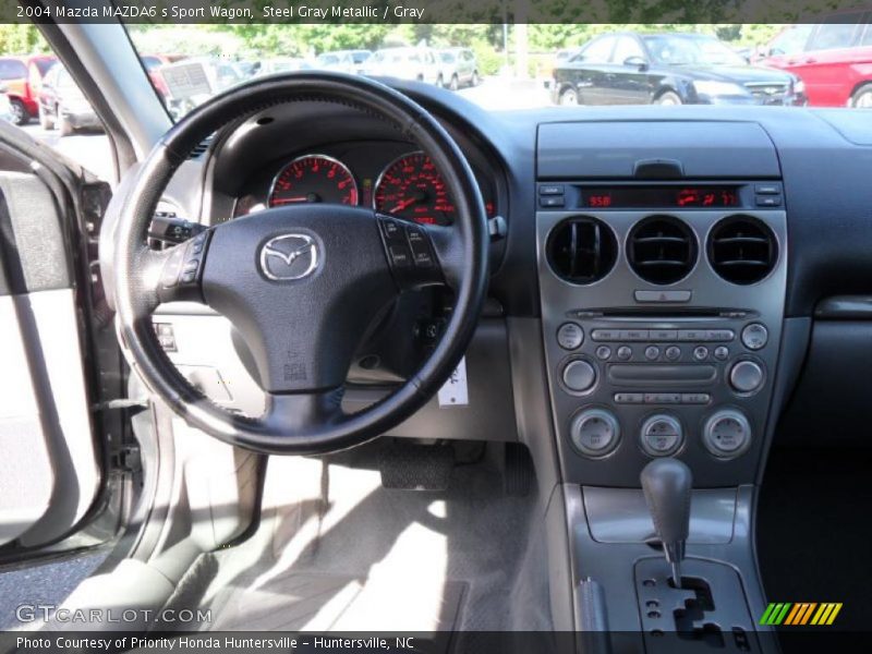 Steel Gray Metallic / Gray 2004 Mazda MAZDA6 s Sport Wagon