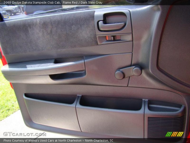 Flame Red / Dark Slate Gray 2003 Dodge Dakota Stampede Club Cab