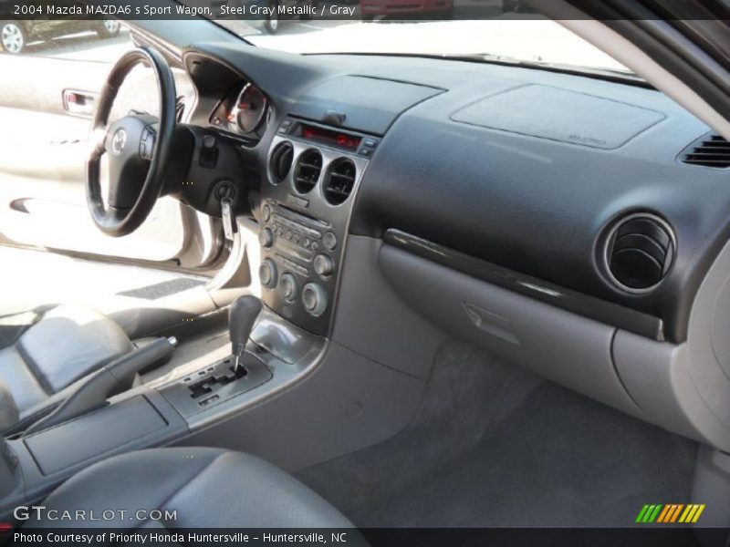 Steel Gray Metallic / Gray 2004 Mazda MAZDA6 s Sport Wagon