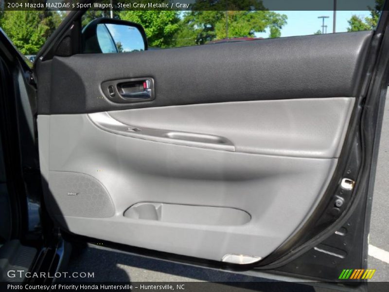 Steel Gray Metallic / Gray 2004 Mazda MAZDA6 s Sport Wagon