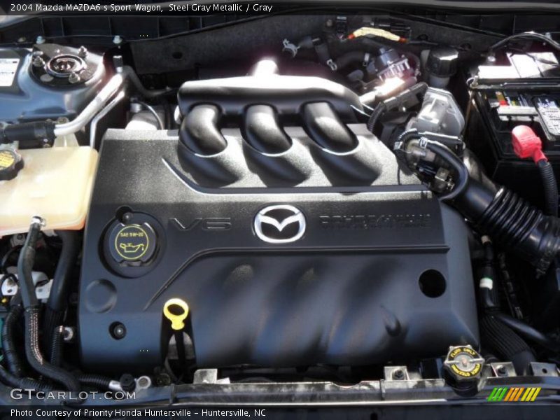 Steel Gray Metallic / Gray 2004 Mazda MAZDA6 s Sport Wagon