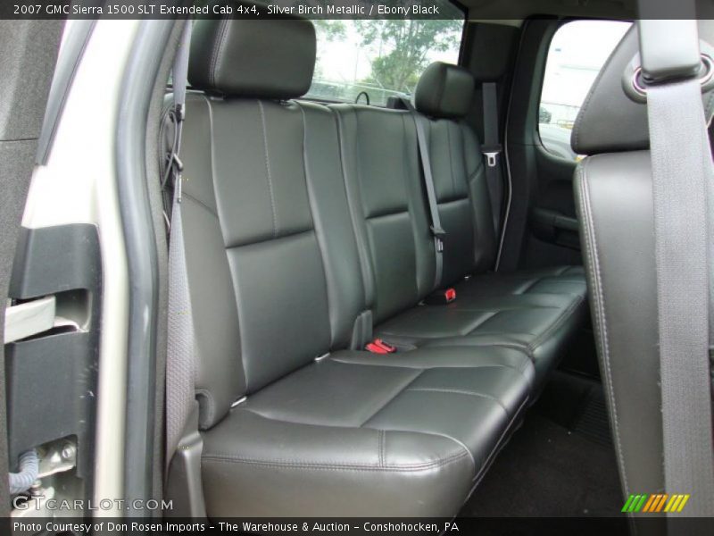 Silver Birch Metallic / Ebony Black 2007 GMC Sierra 1500 SLT Extended Cab 4x4