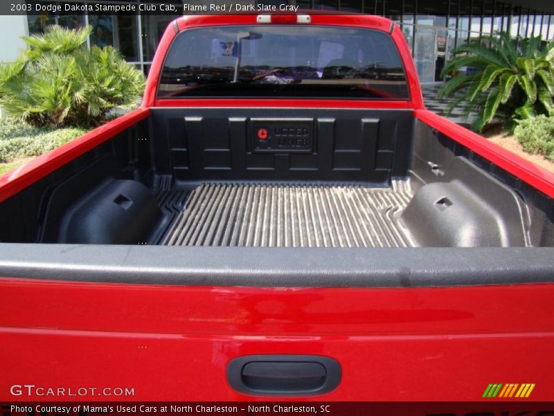 Flame Red / Dark Slate Gray 2003 Dodge Dakota Stampede Club Cab