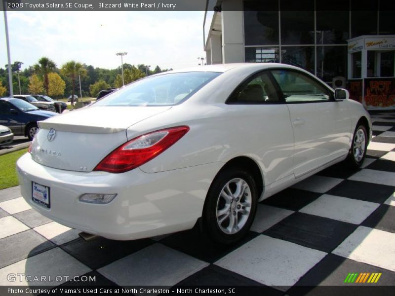 Blizzard White Pearl / Ivory 2008 Toyota Solara SE Coupe