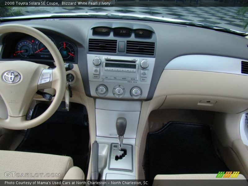 Blizzard White Pearl / Ivory 2008 Toyota Solara SE Coupe