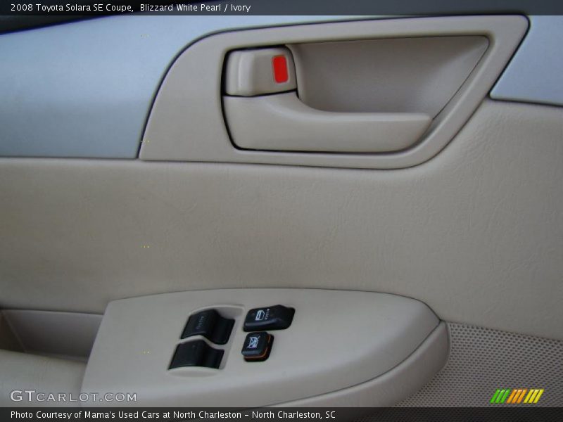 Blizzard White Pearl / Ivory 2008 Toyota Solara SE Coupe