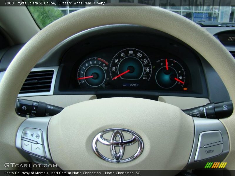 Blizzard White Pearl / Ivory 2008 Toyota Solara SE Coupe