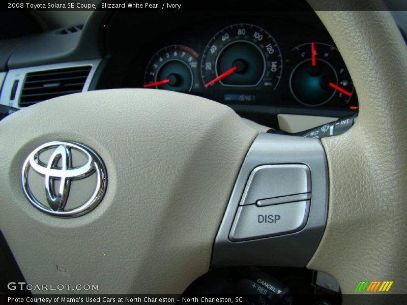 Blizzard White Pearl / Ivory 2008 Toyota Solara SE Coupe
