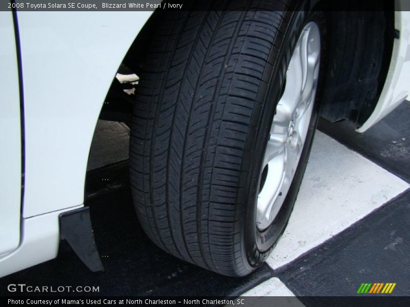 Blizzard White Pearl / Ivory 2008 Toyota Solara SE Coupe