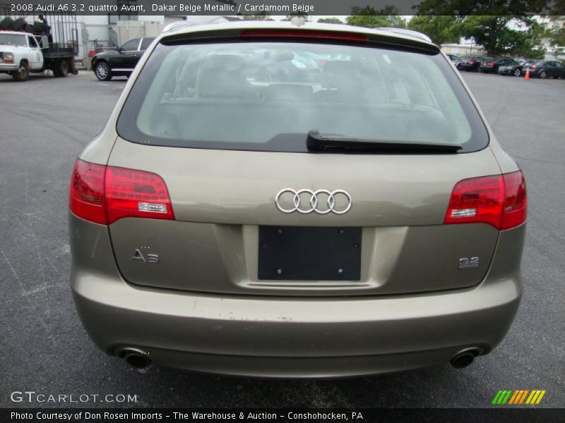 Dakar Beige Metallic / Cardamom Beige 2008 Audi A6 3.2 quattro Avant