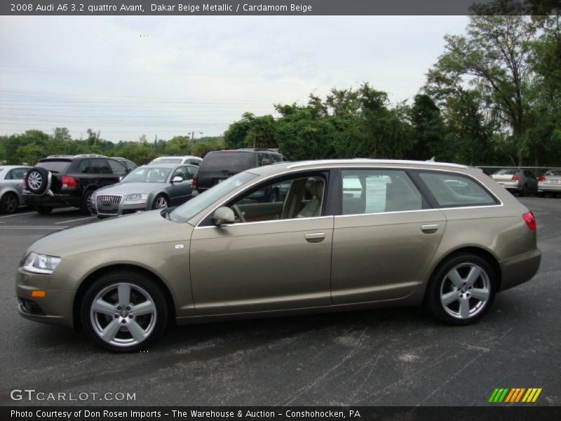 Dakar Beige Metallic / Cardamom Beige 2008 Audi A6 3.2 quattro Avant