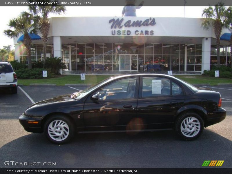 Blackberry / Black 1999 Saturn S Series SL2 Sedan