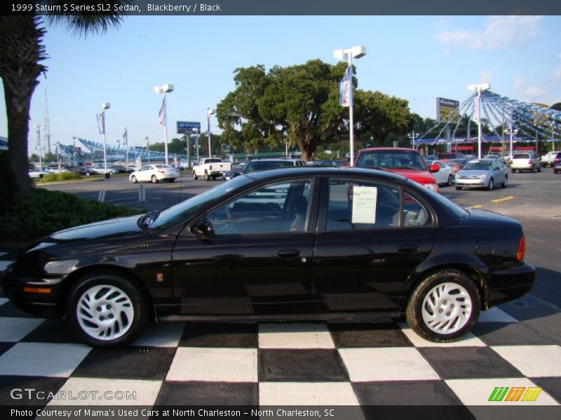 Blackberry / Black 1999 Saturn S Series SL2 Sedan